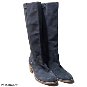 DOLCE VITA Dark Gray Suede Tall Boots Sz 8